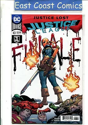 Buy JUSTICE LEAGUE #43 COVER A - 1st PRINT - DC UNIVERSE • 2.75£