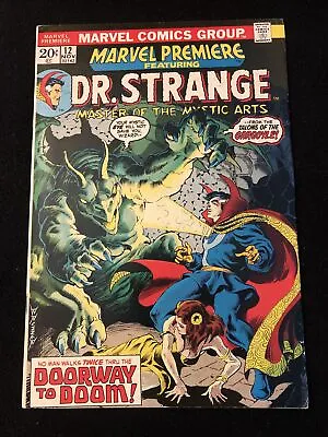 Buy Marvel Premiere 12 6.5 7.0 1st Lilia 1973 Marvel Dr Strange Ef • 23.98£