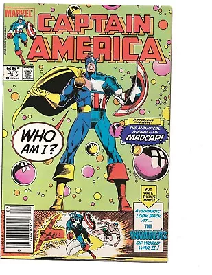 Buy Captain America 307 Newsstand KEY 1st Mad Cap Madcap 1985 Marvel • 18.92£