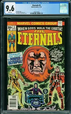 Buy Eternals #5 CGC 9.6 1st Appearance Of THENA & MAKKARI WHITE Pages (E009) • 46.07£