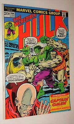 Buy Hulk #164 Trimpe Classic  Captain Omen 9.0 White Pages 1973 • 22.69£