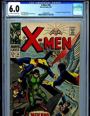 Buy Uncanny X-Men #36 CGC 6.0 1967  Marvel 1st Mekano Amricons  K13 • 197.64£