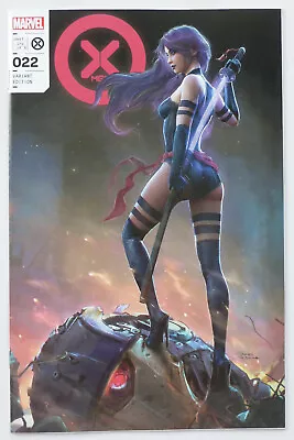 Buy X-Men #22 - 1st Printing Tiago Da Silva Psylocke Variant Marvel 2023 NM- 9.2 • 13.95£