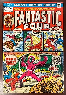 Buy FANTASTIC FOUR #140 (1973) Origin Of ANNIHILUS! Marvel Comics • 23.98£