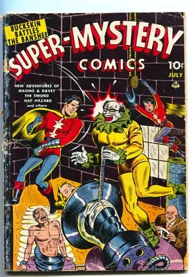 Buy Super-Mystery Vol. 3 #5 Wild Clown Torture Cover-Hanging Panels • 663.85£