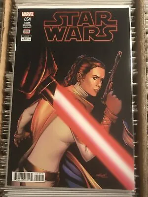 Buy Star Wars #54 Marvel Comics 2018 David Marquez Princess Leia Lightsaber Cover • 2.36£