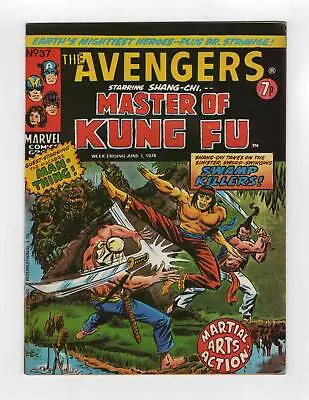 Buy 1966 Marvel Avengers #35 + Master Of Kung Fu #19 1st App Of Ultrana Rare Key Uk • 41.09£
