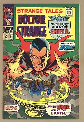 Buy Strange Tales 156 VF+ 1st ZOM! Steranko M. Severin Cover 1967 Marvel Comics T640 • 59.13£