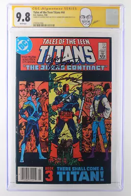 Buy Tales Of The Teen Titans #44 - CGC 9.8 Nightwing NEWSSTAND Signed Perez Wolfman • 1,606.20£