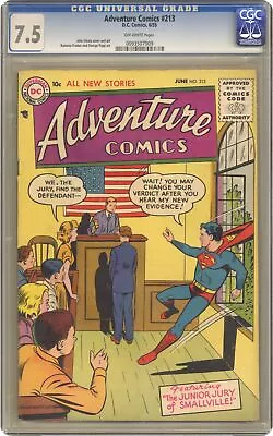 Buy Adventure Comics #213 CGC 7.5 1955 0093507009 • 259.84£