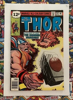 Buy Thor #281 - Mar 1979 - Space Phantom Appearance! - Vfn (8.0) Pence Copy! • 8.99£