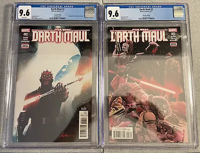Buy Star Wars: Darth Maul #2 & 3 Rare 2nd Printings CGC 9.6 Lot NM+ 1st App Cad Bane • 118.50£