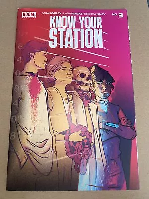 Buy BOOM STUDIOS KNOW YOUR STATION #3 FEBRUARY 2023 1ST PRINT Comic Book Cover A • 0.99£