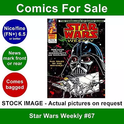 Buy Star Wars Weekly #67 Comic - Nice FN+ 06 June 1979 - Marvel UK • 4.99£