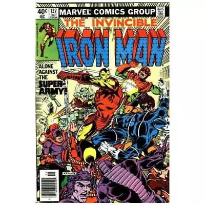Buy Iron Man (1968 Series) #127 Newsstand In VF Minus Condition. Marvel Comics [v{ • 13.53£