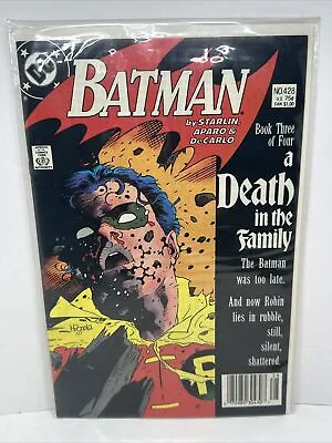 Buy Batman #428 Death In The Family Part 3 DC Comics 1989 Barcode • 33.75£