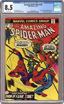 Buy Amazing Spider-Man #149 CGC 8.5 1975 4237974001 1st App. Spider-Man Clone • 147.91£