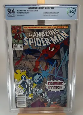 Buy Amazing Spider-Man #359  Newsstand! 1st Cameo Appearance Of Carnage CBCS 9.4 NM • 34.40£