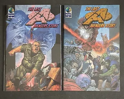 Buy THE LAST AVENGERS STORY #1 - 2 Full Set - Acetate Overlay Covers - Marvel 1995 • 10.99£