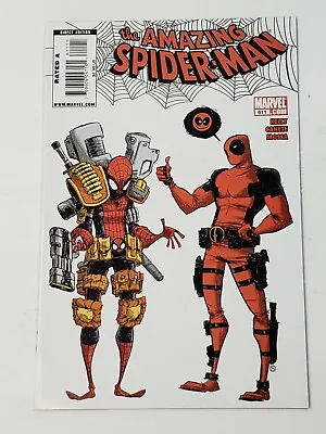 Buy Amazing Spider-Man 611 1st App Laty Stilt-Man, Skottie Young Deadpool Cover 2010 • 35.96£