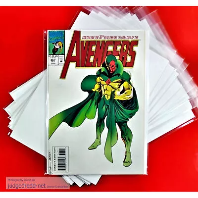 Buy Marvel Avengers Comic Bags ONLY Size17 Resealable For TPBs X 25 New • 12.99£