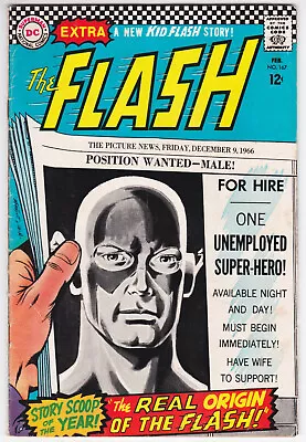 Buy Flash #167 Very Good 4.0 Vandal Savage Carmine Infantino Art 1967 • 12.61£