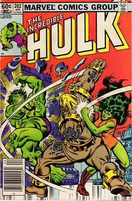Buy Incredible Hulk, The #282 (Newsstand) FN; Marvel | She-Hulk Bill Mantlo - We Com • 25.58£