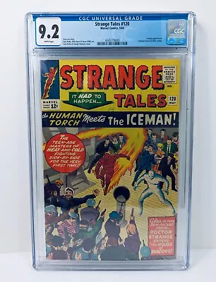 Buy Strange Tales #120 The Iceman/Fantastic Four CGC 9.2 • 782.70£