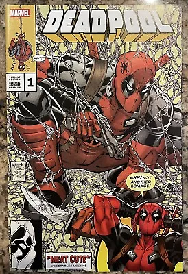 Buy DEADPOOL #1 TODD NAUCK SPIDER-MAN #1 HOMAGE VARIANT-A Limited To 1200 W/ COA • 43.01£