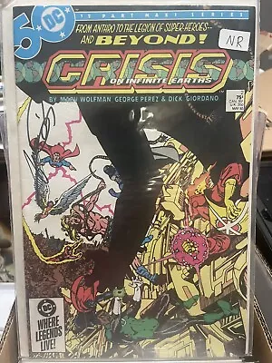 Buy CRISIS ON INFINITE EARTHS # 2 (DC Comics, 1985) VF/NM Signed George Perez • 31.58£