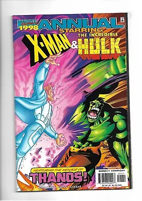 Buy Marvel Comics - X-Man & Incredible Hulk Annual 1998  Very Fine  Feat. Thanos • 3£