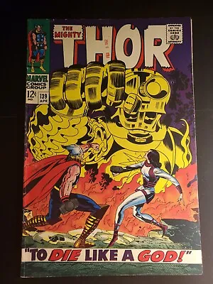 Buy Thor 139, Marvel Comics 1967, Stan Lee And Jack Kirby, 1st Sif Cover  • 16.44£
