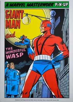 Buy GIANT MAN & WASP Pin Up Print Marvel Tales To Astonish 63 • 19.94£