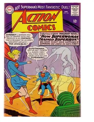 Buy Action Comics #332 1966-superman-dc Comics Supergirl Vf • 61.53£