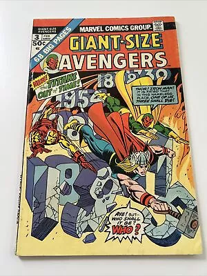 Buy Marvel Comics GIANT-SIZE AVENGERS #3 February 1975 • 10£