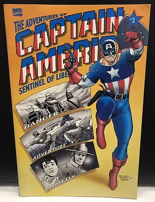 Buy THE ADVENTURES OF CAPTAIN AMERICA SENTINEL OF LIBERTY #2 Comic Newsstand Novel • 2.53£