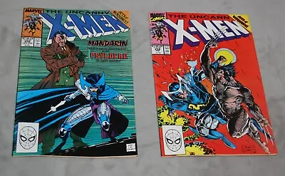 Buy The Uncanny X-Men #256 & 258 1st Appearance Psylocke 1989 Marvel - High Grades • 20.88£