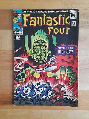 Buy  Fantastic Four #49. First Full Appearence Galagtus.  April '66. Vg+ • 399£