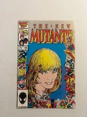 Buy New Mutants #45 Marvel 25th Anniversary Border Barry Windsor Smith Cover 1986 • 7.88£