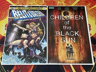 Buy Belit & Valeria Swords & Sorcery #4 & Children Of The Black Sun #1 Nm | Ablaze  • 3.95£