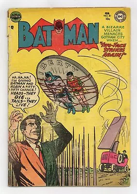 Buy Batman #81 FR/GD 1.5 1954 • 373.63£
