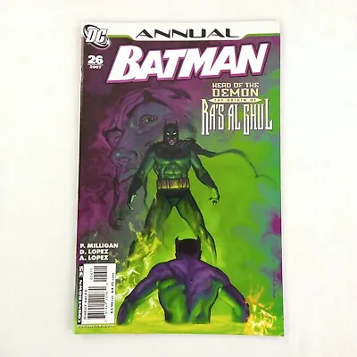 Buy Batman Annual #26 Origin Of Ras Al Ghul (2007 DC Comics) • 3.94£