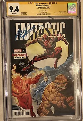 Buy Fantastic Four #7 + CGC Graded 9.4 W Rob Liefeld Signature  • 90.57£
