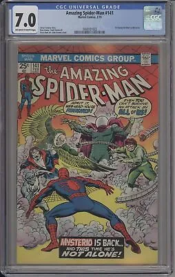 Buy Amazing Spider-man #141 - Cgc 7.0 - 1st Danny Berkhart As Mysterio • 82.34£