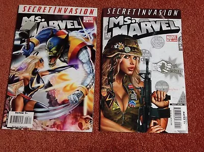Buy Ms Marvel No. 28 & 29 - Secret Invasion - Skulls -recent Marvel Movie • 1.99£