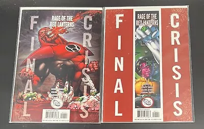 Buy Final Crisis: Rage Of The Red Lanterns #1, 2 Complete Series, DC Comics, 2008 VG • 7.91£