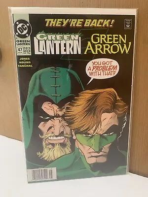 Buy Green Lantern 47 🔥1993 NWSTND🔥Green Arrow App🔥DC Comics🔥VF • 4.79£