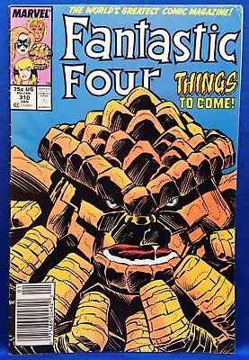 Buy Fantastic Four #310 (1988) Ms. Marvel & Thing Are Mutated - Newsstand Ed - FN • 3.51£