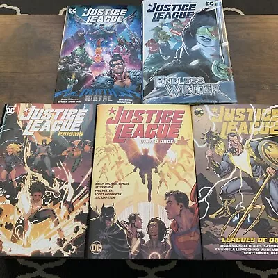 Buy Justice League By Brian Michael Bendis Complete Collection HC Lot Death Metal DC • 96.38£