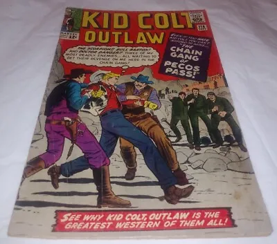 Buy Kid Colt Outlaw #118 Marvel Western 1964 Silver Age Comic Book VG 4.0 • 8£